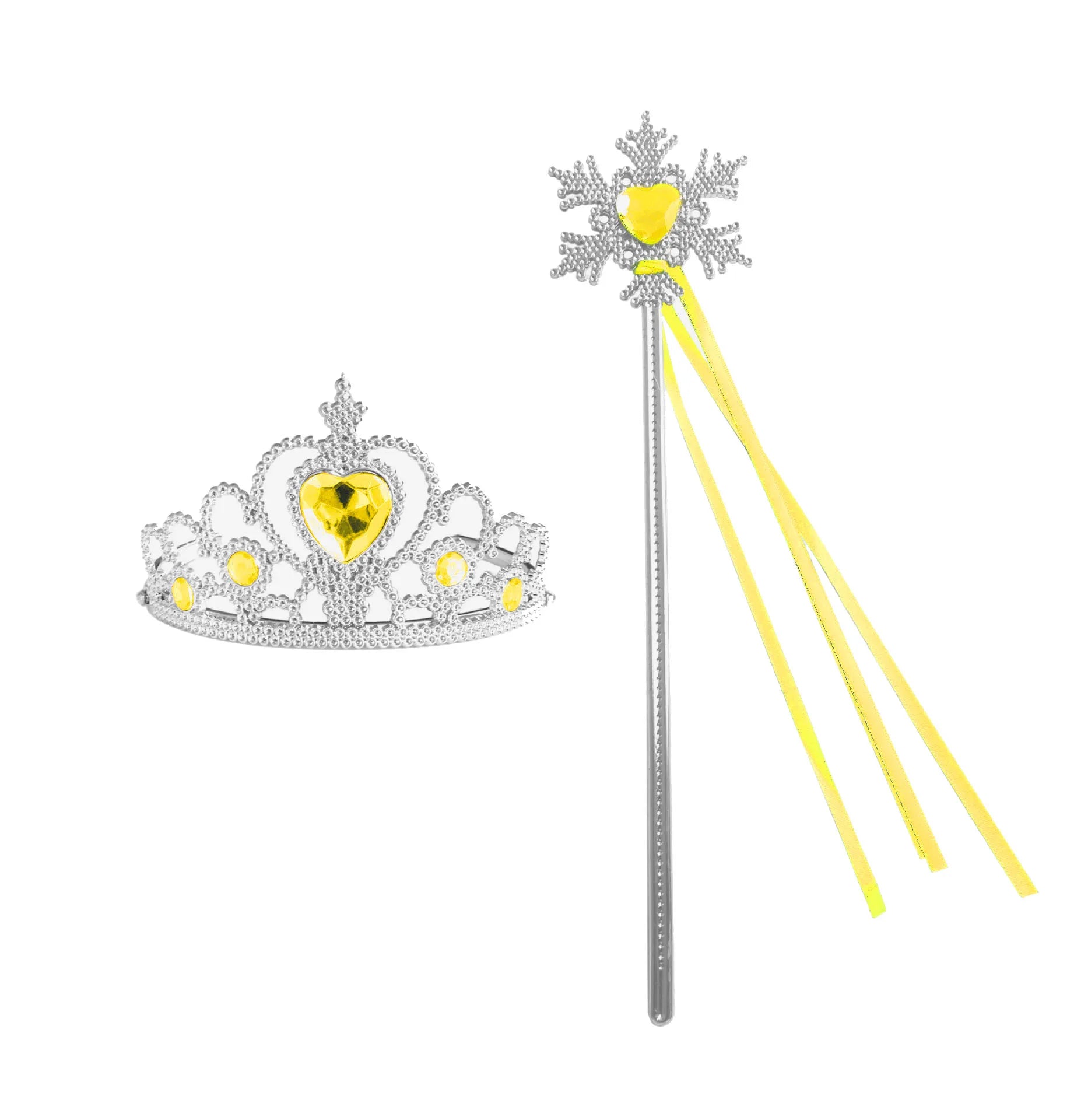 Princess Snowflake Diamond Stick Crown Set Magic Stick Queen Romance Princess Elsa Fairy Stick Children's Performance Props