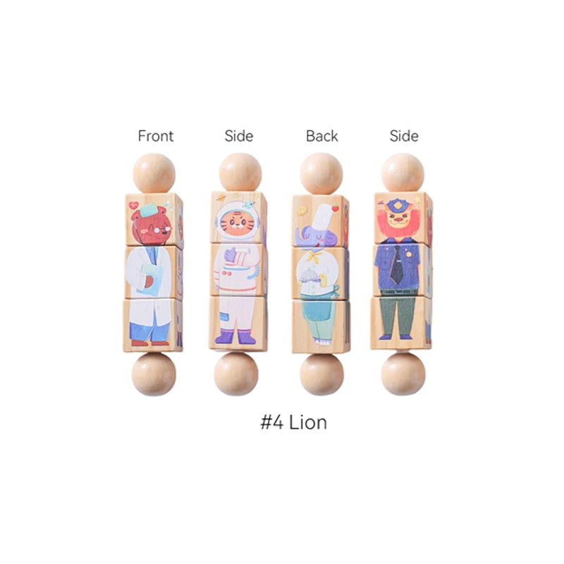 "JOUET" Jouet pour bébé hochet en bois anneaux de dentition en Silicone pour bébé 0 à 12 mois