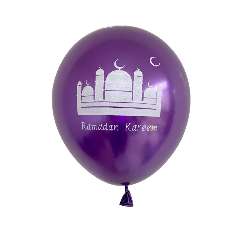 "SPECIAL RAMADAN" 10 pièces Eid Mubarak ballons en Latex ballons Ramadan Kareem décoration Ramadan Mubarak musulman islamique Festival fête bricolage décorations