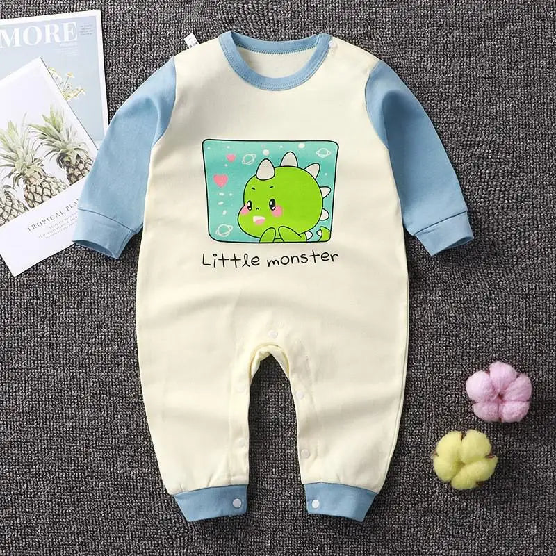 "COMBINAISON" Pour bébé de 0 à 2 ans, manches longues, sous-vêtements de printemps et d'automne pour nouveau-né, 0-2 Age Baby Clothes Cartoon Long Sleeve Climbing Clothes Spring Autumn Newborn Underwear