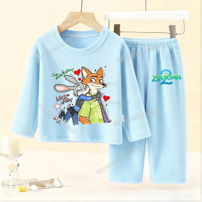 "VETEMENTS" Zootopia 2,  Pyjamas 2 pièces ensemble enfants garçons/filles