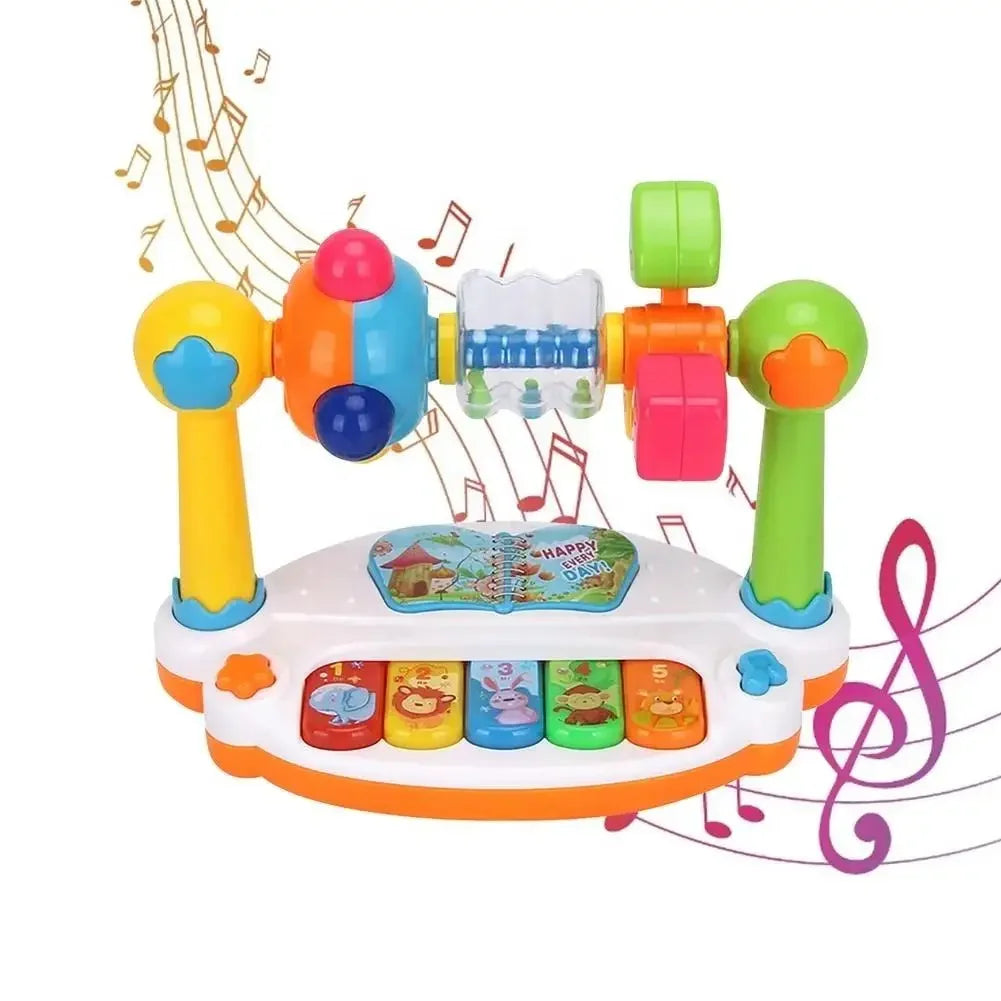 "JOUET" jeux éducatif, piano musical rotatif pour enfants avec lumières et sons