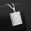 "SPECIAL RAMADAN" Cadre Photo islamique Allah Coran, 1 pièce, pendentif pour hommes et femmes, collier pouvant être placé, Photo, bijoux religieux à la mode, cadeau