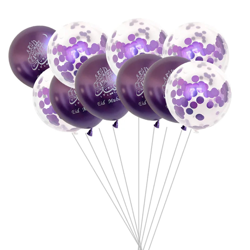 "SPECIAL RAMADAN" 1 ensemble de ballons lune étoile pour musulman EID Mubarak Festival maison bricolage décoration Ramadan Kareem enfants fête d'anniversaire Ballon Globos