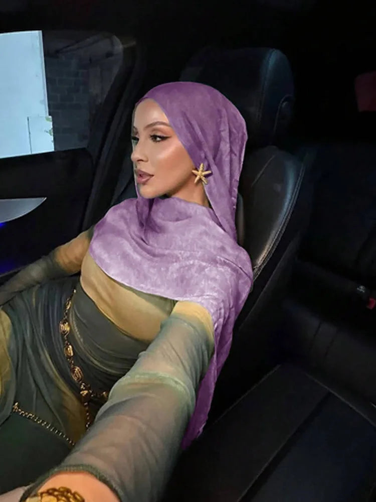 "SPECIAL RAMADAN" Ramadan Hijab for Women, Bohemian Printed Shawl; Ramadan Hijab for Women Bohemian Floral Print Shawl Watercolor Soft Muslim Hijabs Lightweight Wrap Scarf Headscarf Summer Beach