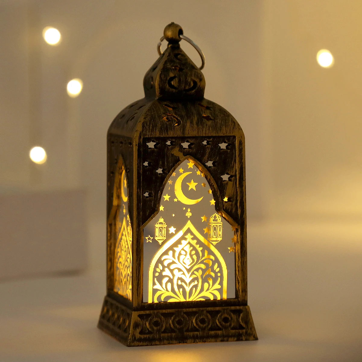 "SPECIAL RAMADAN" Décoration du Ramadan 2026, lanterne LED, lumière Eid Mubarak, étoiles, lune, château, lumières islamiques, décorations de fête musulmane, cadeaux Eid Al-Fitr