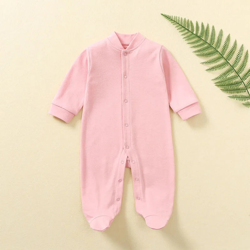"COMBINAISON" Body en coton nouveau-né bébé, combishorts une pièce doux et uni