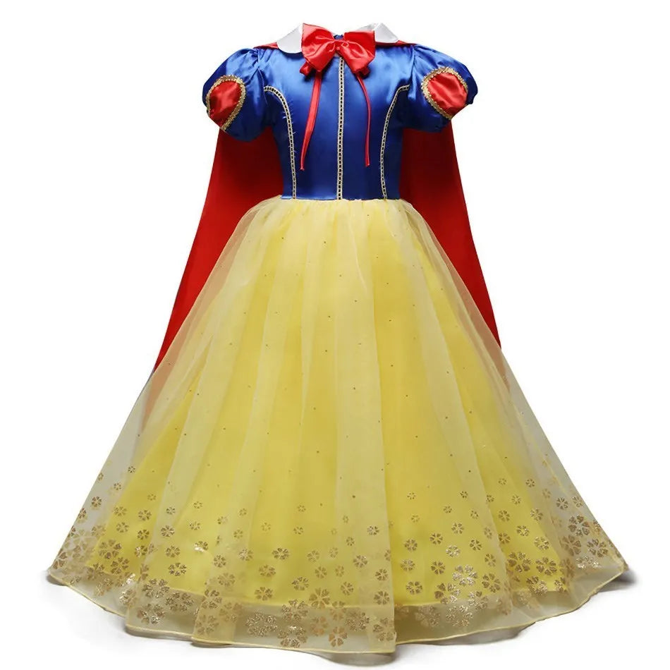 "VETEMENTS" Robe de princesse pour filles, Costume de Cosplay Elsa Anna pour enfants, Jasmine Belle
