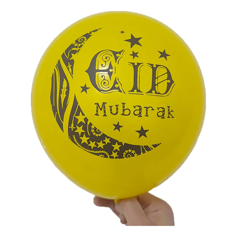 "SPECIAL RAMADAN" 10 pièces Eid Mubarak ballon en Latex Ramadan Kareem décoration Air Globos Ramadan Mubarak musulman islamique Festival fête fournitures 2024
