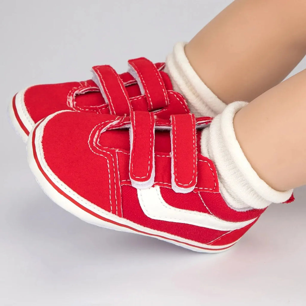 "CHAUSSURE" Baskets Classiques en Toile pour Bébé, mixte, décontractées, Souples, pour Premiers Pas
