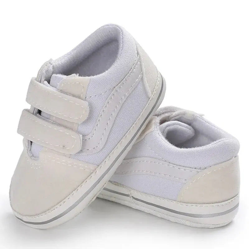 "CHAUSSURE" Baskets Classiques en Toile pour Bébé, mixte, décontractées, Souples, pour Premiers Pas