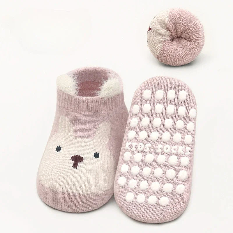 Autumn Winter Thicken Baby Toddler Thermal Socks Trampoline Socks Warm Kids Boy Girls Floor Socks Children Clothing Accessories