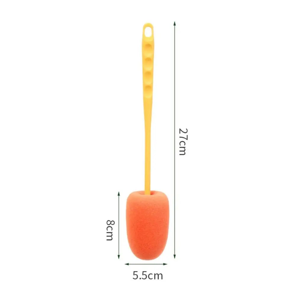 High Quality Long Handle Sponge Brushes Portable 360 Degree Cup Brush Household Multifunctional Bottle Brush
