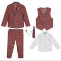"VETEMENTS" Costume enfants printemps/automne  Slim Fit  Blazer gilet pantalon 3 pièces 1-14 ans