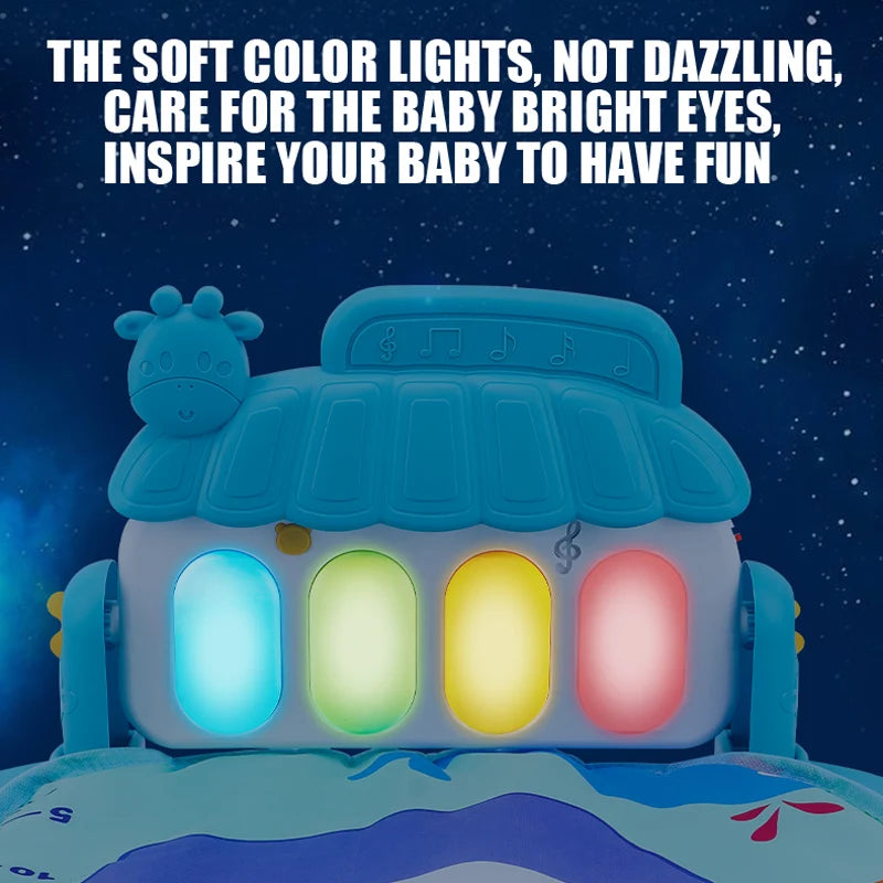 "ACCESSORY" Baby Fitness Stand, Music, Games, Indoor Activity, Toys, Newborn Piano, Crawling Blanket, Pedal, Play, Early Education 0-36 Months; Baby Fitness Stand Music Play Gym Activity Toys Newborn