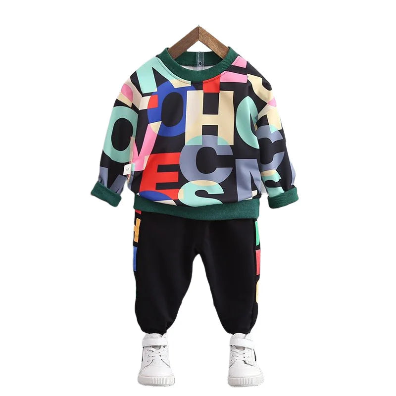 "VETEMENTS" Nouveaux vêtements pour filles et garçons : ensembles décontractés 2 pièces pour enfants