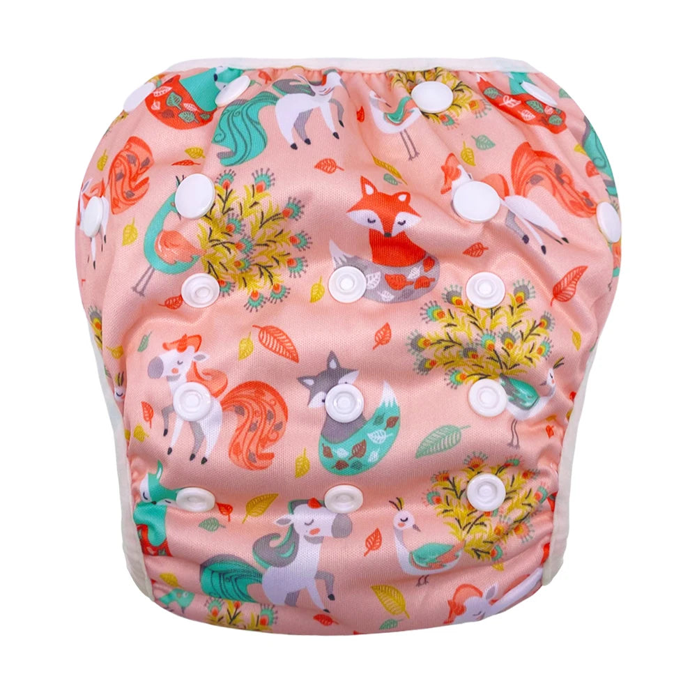 "ACCESSORY" Reusable, washable, and adjustable baby swim diaper (1 piece) for swimming lessons, baby shower gift, large size, baby boy or girl; 1pc Baby Swim Diapers Reusable Washable Adjustable for Swim