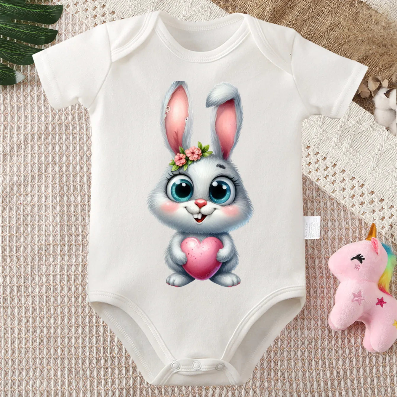 "COMBINAISON" Body 100% coton, imprimé, vêtements confortables pour bébé de 0 à 12 mois