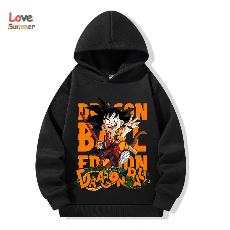 "VETEMENTS" Sweat à capuche pantalon 2pcs 3-14 ans enfants, survêtement DragonBall garçons filles