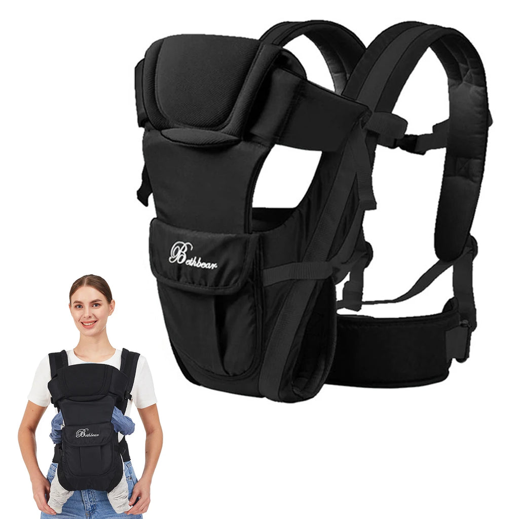 "ACCESSOIRE" Porte-bébé, porte-sac à dos ergonomique 4 en 1, porte-bébé facilement réglable pour nouveau-né et tout-petit