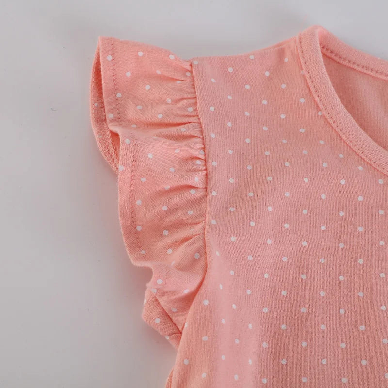 "VETEMENTS" T-shirts coton printemps/été enfants  2-7 ans, motif dessin pour filles
