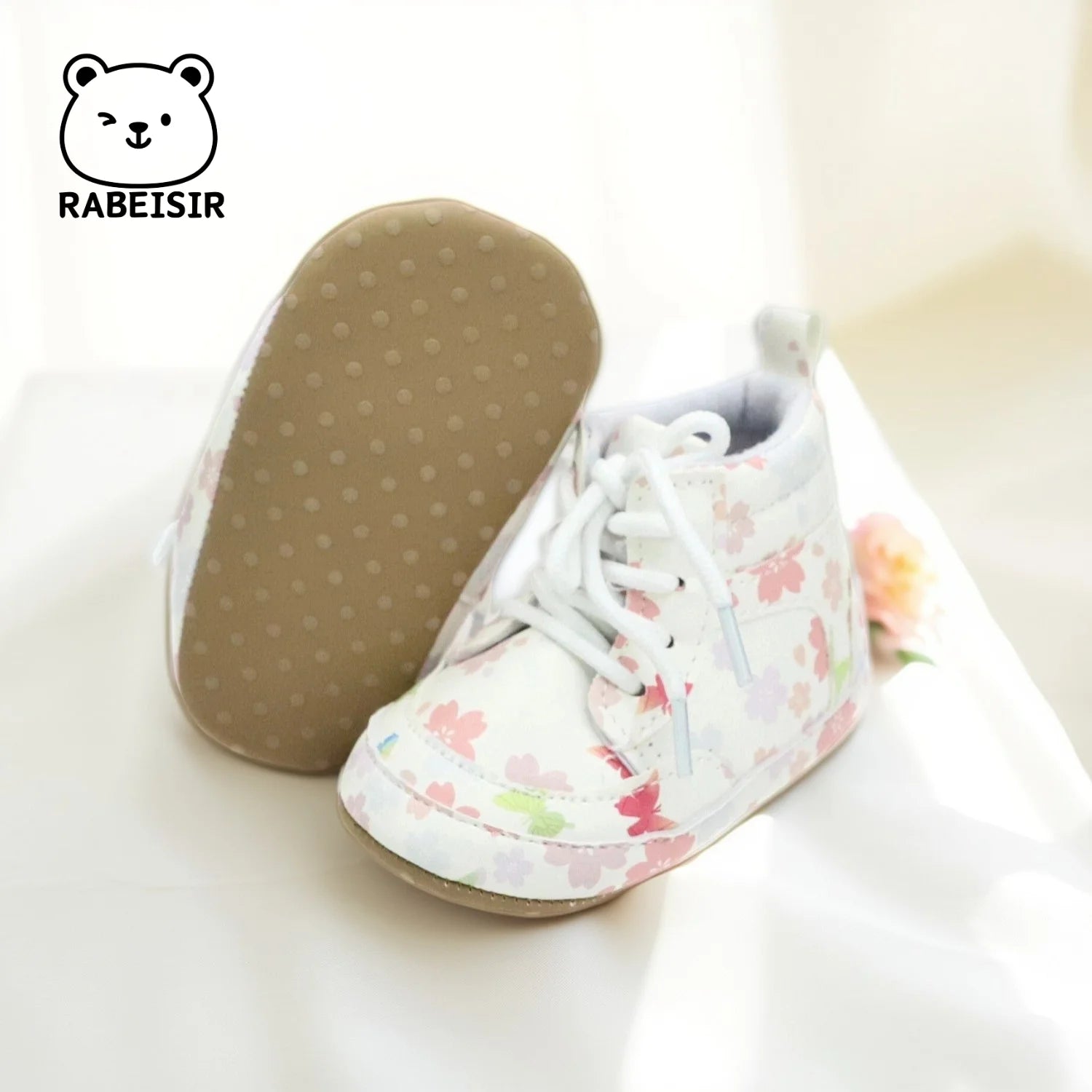 "CHAUSSURE" Baskets pour bébé fille, chaussures montantes, respirantes, antidérapantes