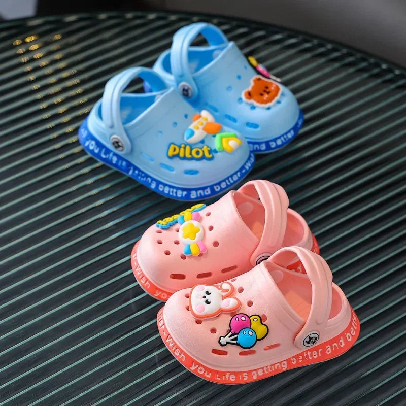 "CHAUSSURE" Sabots de jardin d'été pour garçons et filles, sandales de plage pour enfants