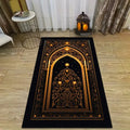 "SPECIAL RAMADAN" Luxury Islamic prayer mat for Ramadan, ideal for the prayer room, soft and comfortable; Islamic Ramadan Luxury Prayer Mat for Prayer Room, Muslim Festival Soft Indoor Mats, Children's Easy Care