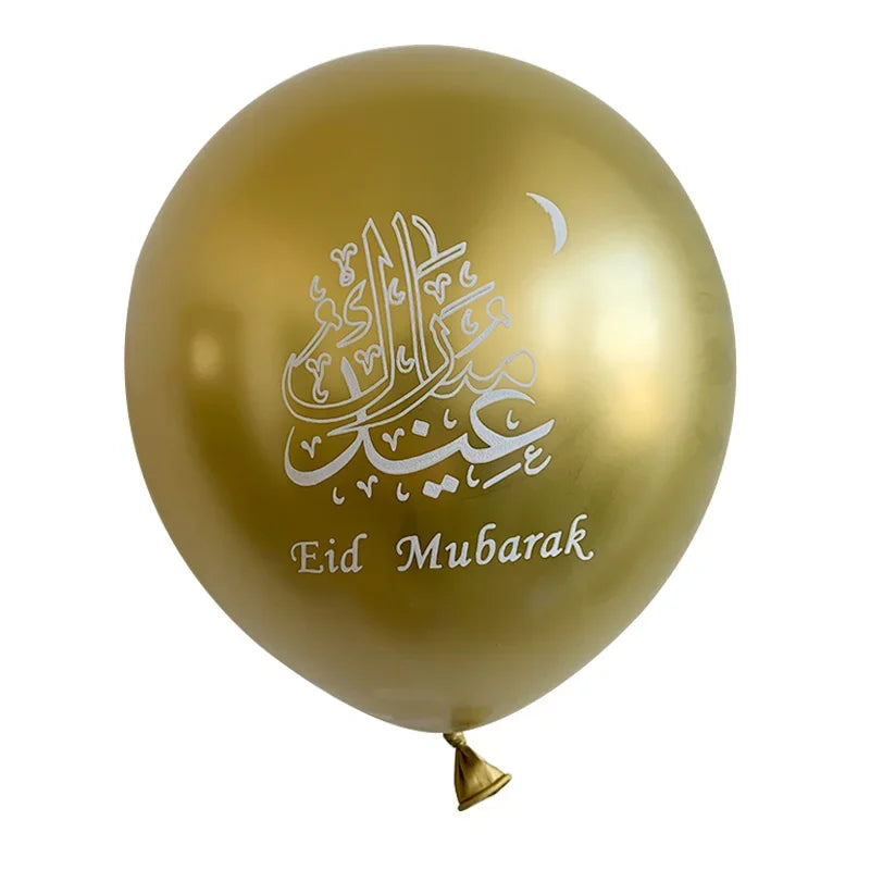 "SPECIAL RAMADAN" 10 pièces Eid Mubarak ballon en Latex Ramadan Kareem décoration Air Globos Ramadan Mubarak musulman islamique Festival fête fournitures 2024