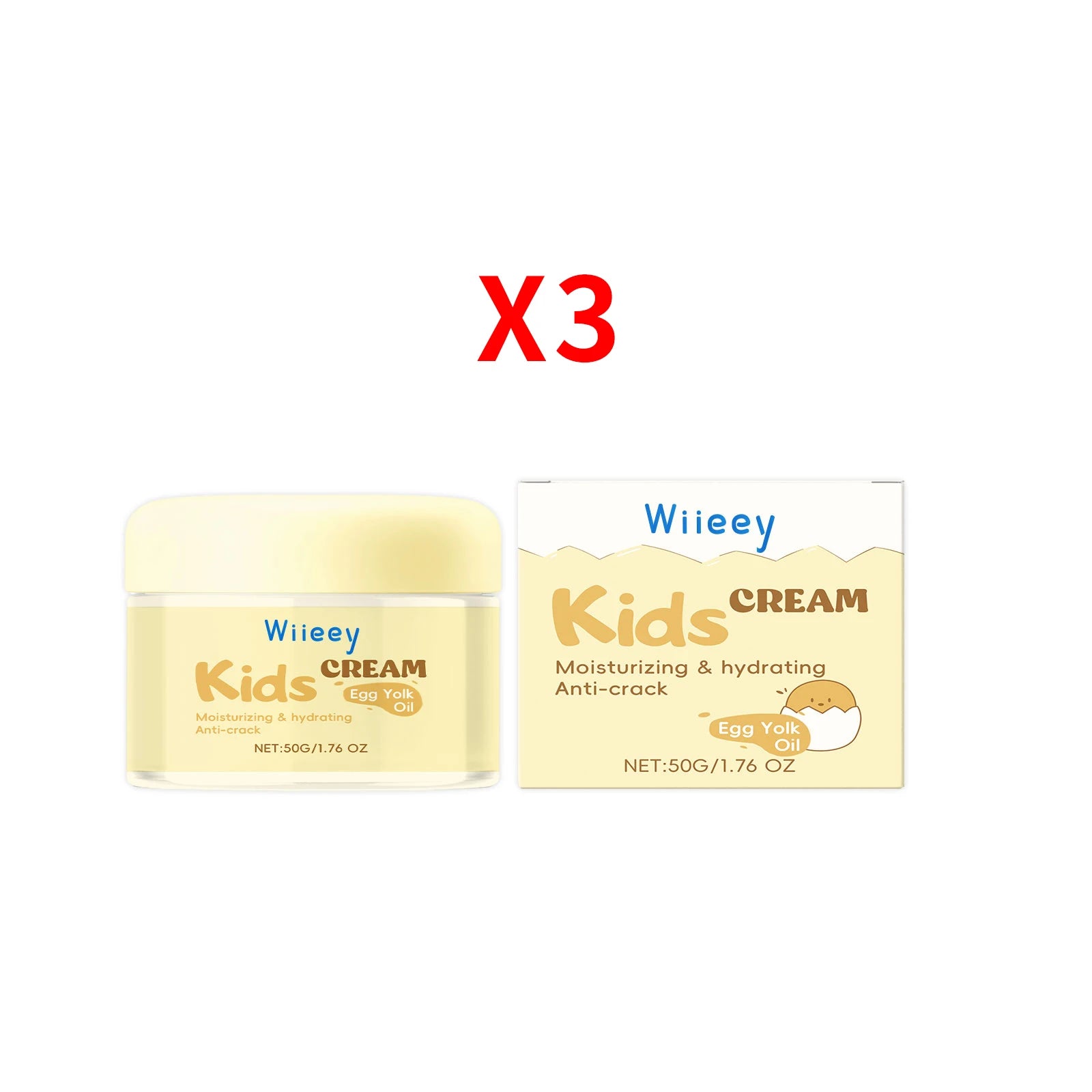 "SOIN" Crème Visage Anti-Gerçures pour Enfants Hydratation Profonde Nourrissante Renforce la Barrière Cutanée