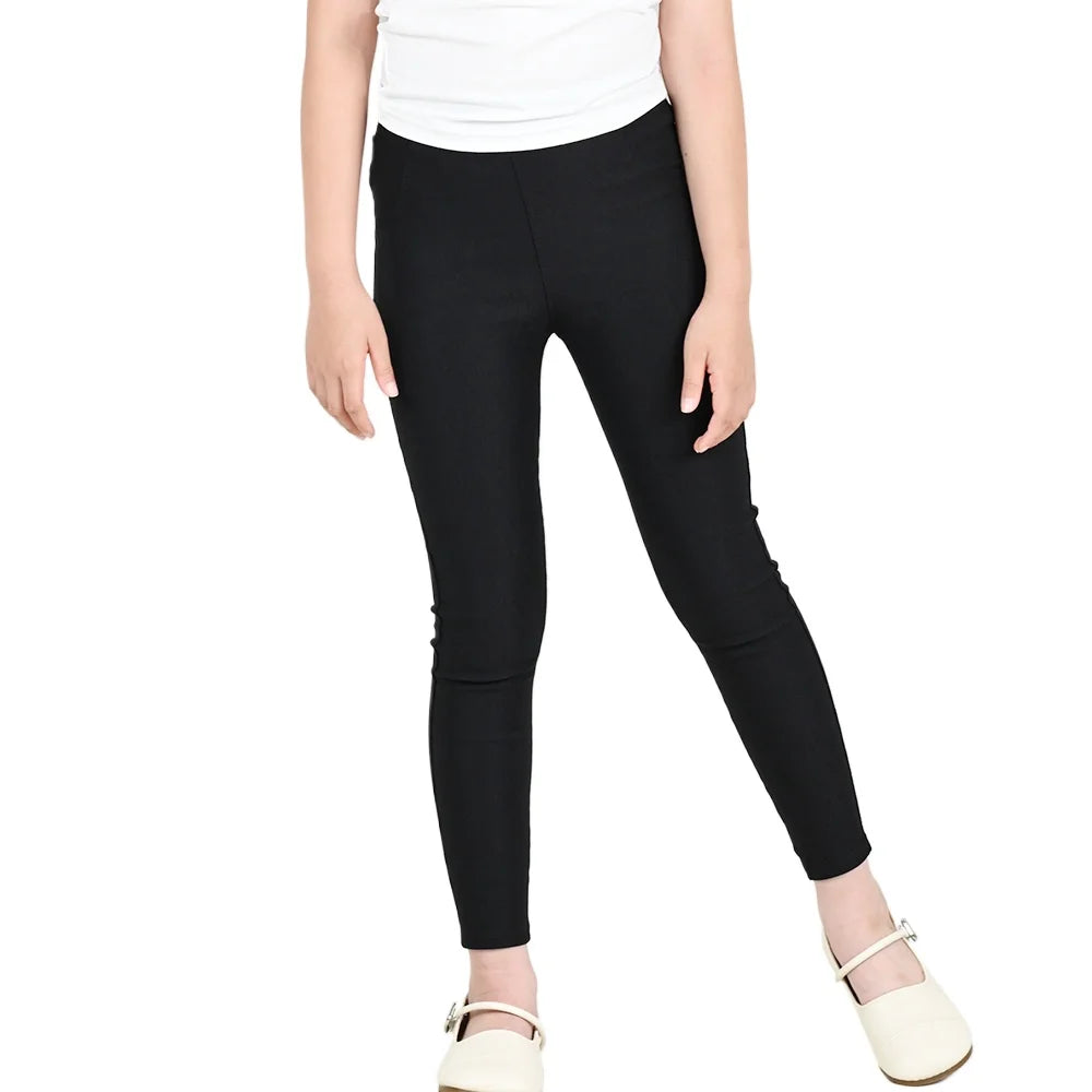 "VETEMENTS" Pantalons crayon pour filles de 3 à 12 ans, couleurs acidulées style leggings élastiques