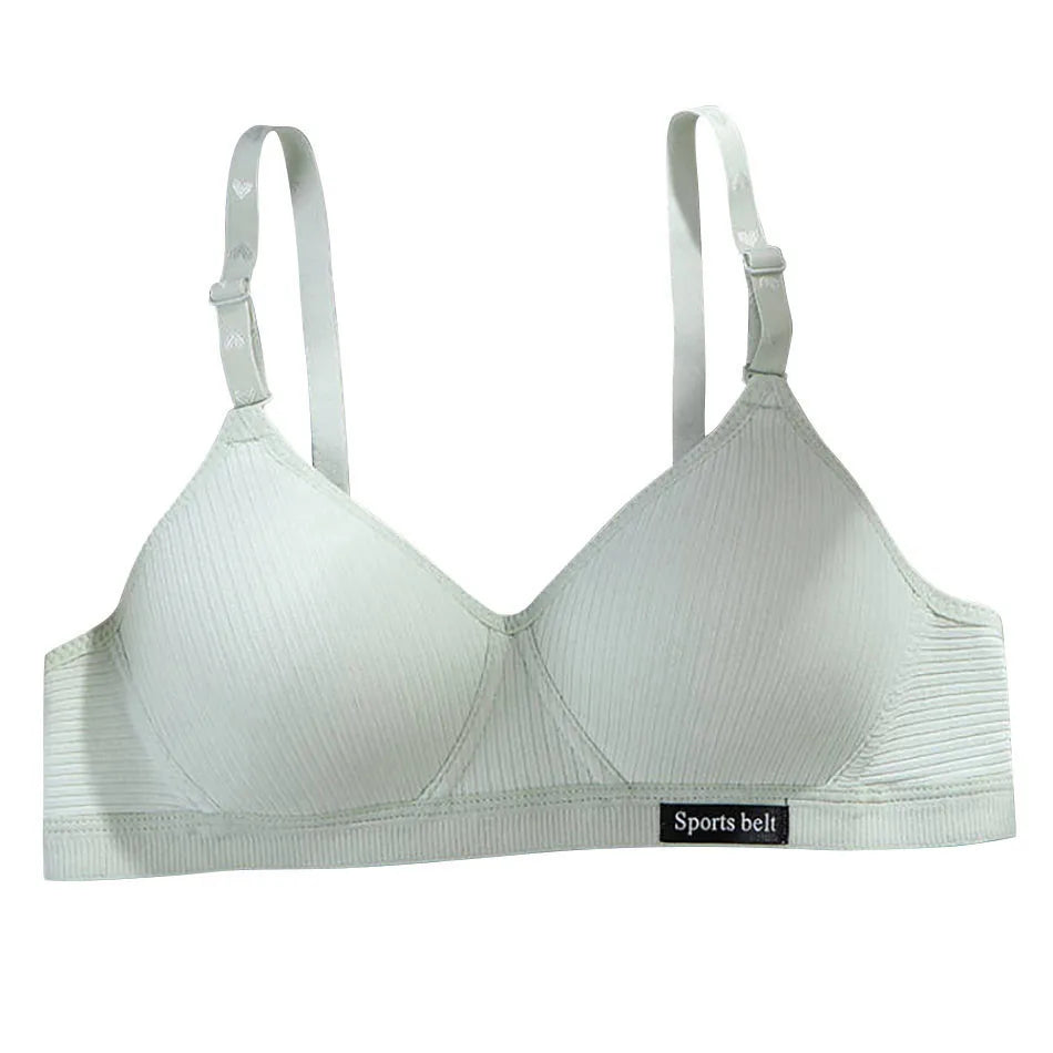 Training Bra for Developing Girls without Steel Rings Comfortable and Traceless Small Bra Pure Cotton Thin Sport Underwears