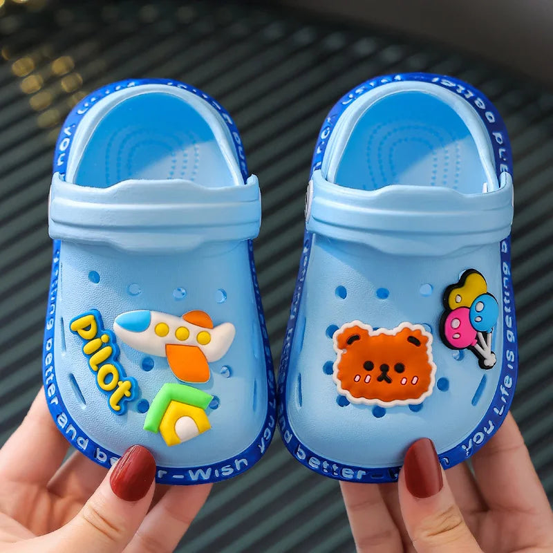 "CHAUSSURE" Sabots de jardin d'été pour garçons et filles, sandales de plage pour enfants