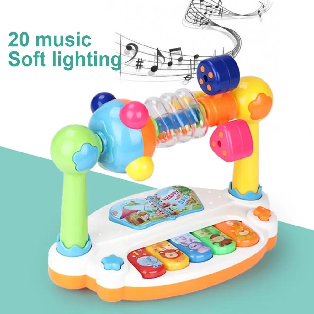 "JOUET" jeux éducatif, piano musical rotatif pour enfants avec lumières et sons