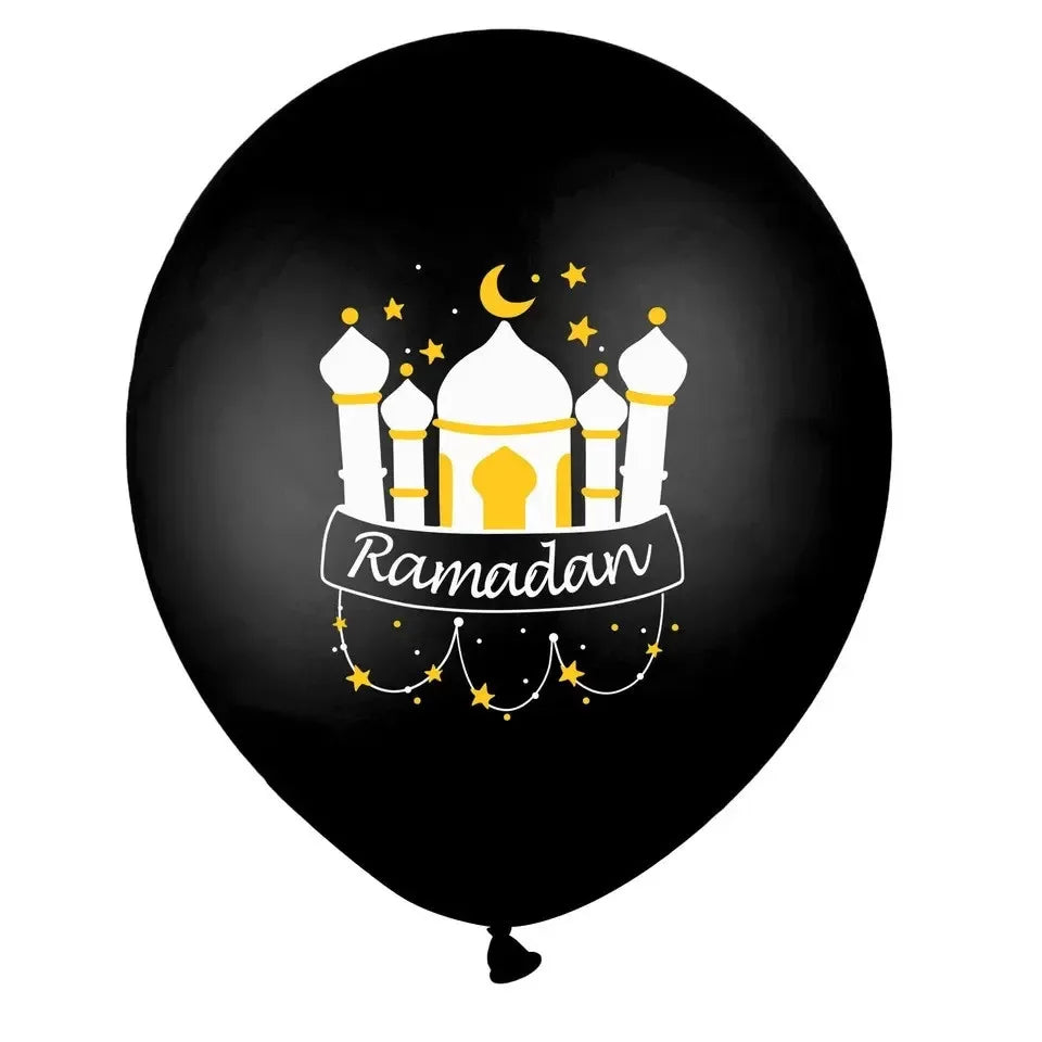 "SPECIAL RAMADAN" 10 pièces Eid Mubarak ballon en Latex Ramadan Kareem décoration Air Globos Ramadan Mubarak musulman islamique Festival fête fournitures 2024