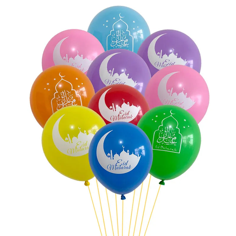 "SPECIAL RAMADAN" 1 ensemble de ballons lune étoile pour musulman EID Mubarak Festival maison bricolage décoration Ramadan Kareem enfants fête d'anniversaire Ballon Globos