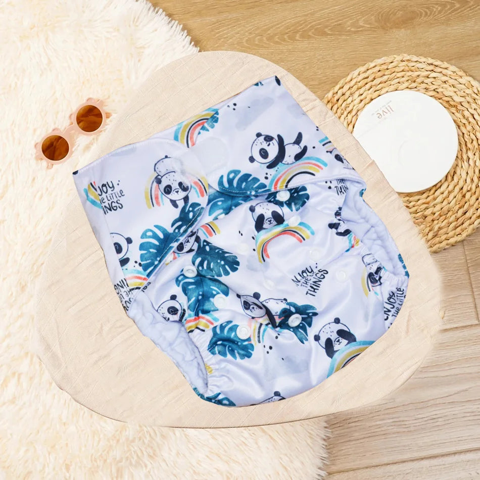 EezKoala Big  XL Ecological Cloth Diaper Washable  Adjustable Nappies Reusable  Cloth Diapers Cover Fit 2-5 Years Baby
