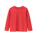 "VETEMENTS" T-Shirt à manches longues, 100% coton, couleur unie garçons/filles 1 à 14 ans