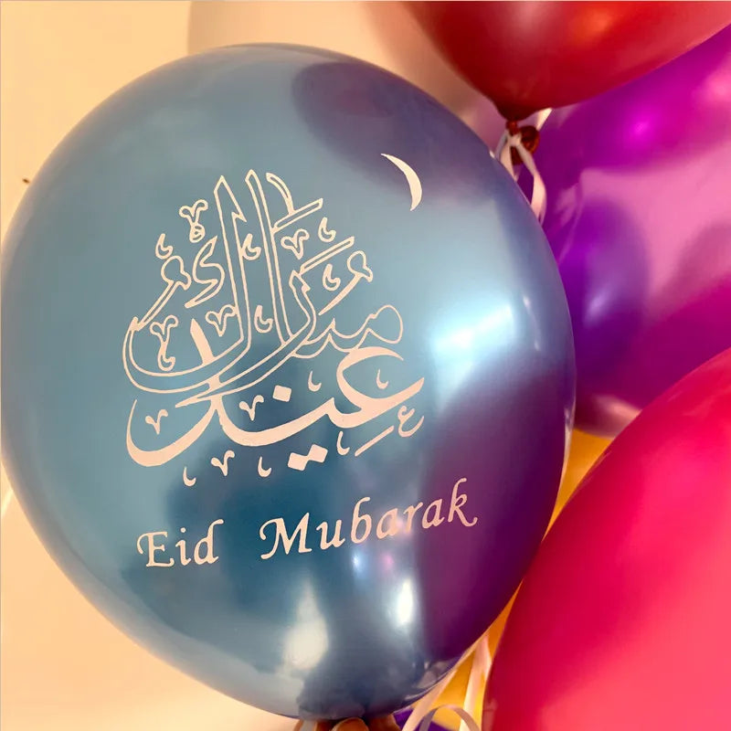 "SPECIAL RAMADAN" 10 pièces Eid Mubarak ballons en Latex ballons Ramadan Kareem décoration Ramadan Mubarak musulman islamique Festival fête bricolage décorations