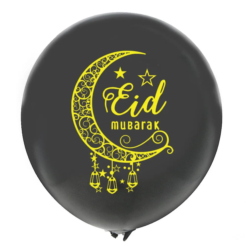 "SPECIAL RAMADAN" 10 pièces Eid Mubarak ballon en Latex Ramadan Kareem décoration Air Globos Ramadan Mubarak musulman islamique Festival fête fournitures 2024