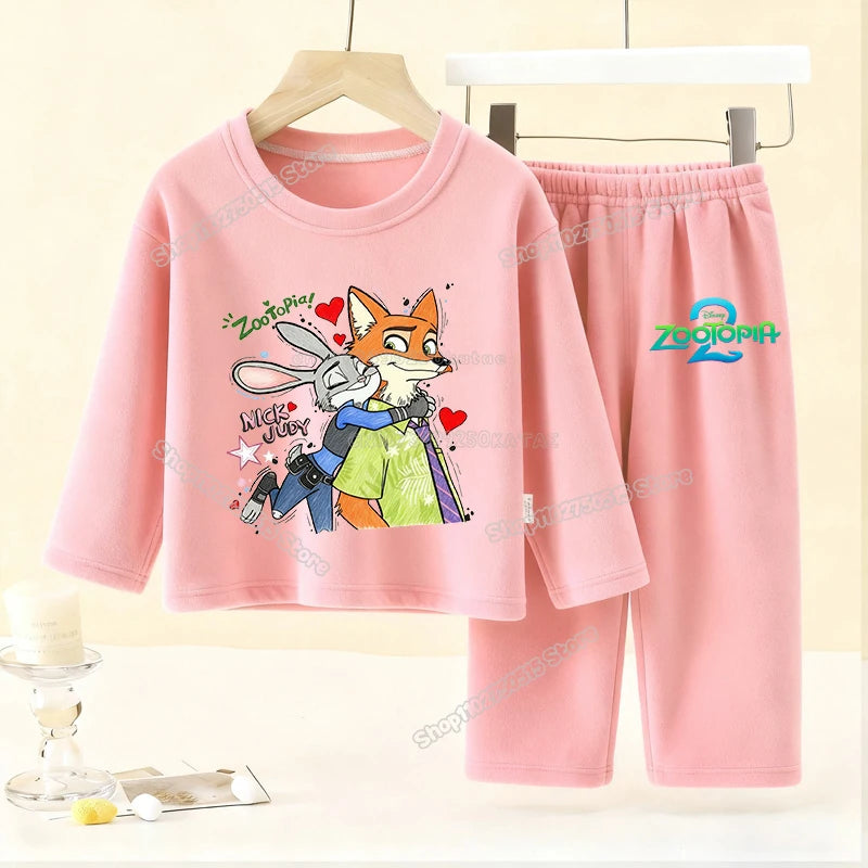 "VETEMENTS" Zootopia 2,  Pyjamas 2 pièces ensemble enfants garçons/filles