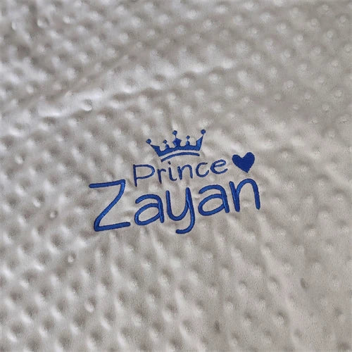 "SPECIAL RAMADAN" Couverture de bébé personnalisée avec nom pour nouveau-nés garçons et filles, couverture de poussette de berceau en polaire Minky personnalisée, cadeau