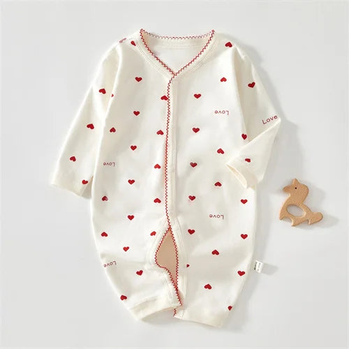 0-24Months Newborn Baby Girl Romper 100 Cotton Print Infant Jumpsuit Casual Infant Clothes For Girls Spring Autumn Clothing New