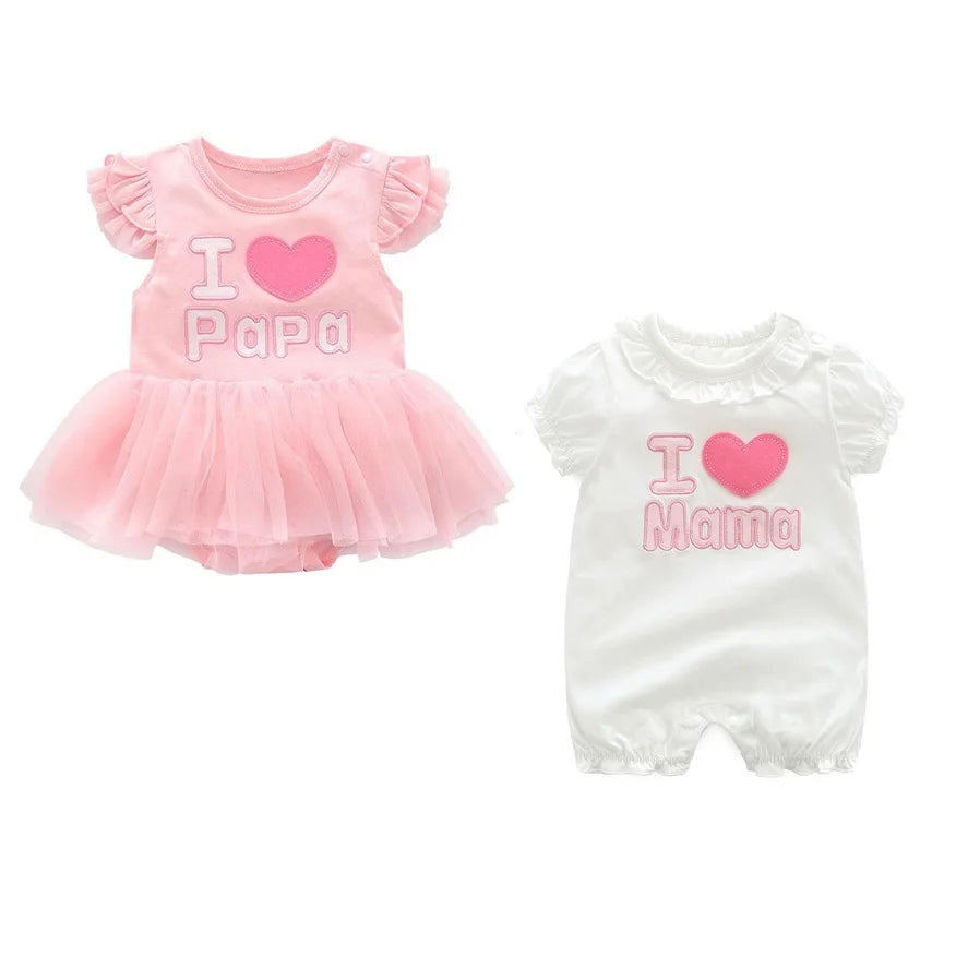 New born baby girl clothes&dresses summer pink princess little girls clothing sets for birthday party 0 3 months robe bebe fille