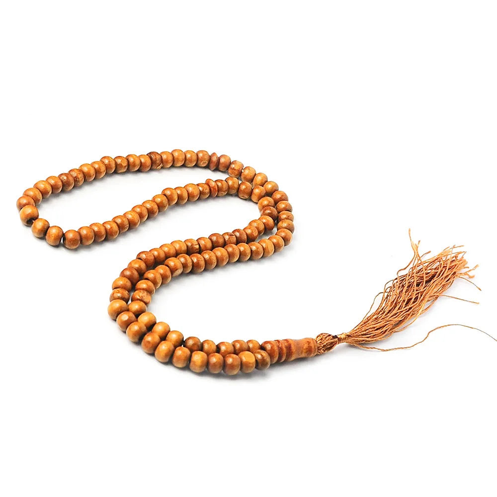 "SPECIAL RAMADAN" Perles de prière Tasbih en bois, 99 perles de prière musulmane, perles islamiques, déterminer, chapelet musulman, bracelet avec pompon, 1 pièce