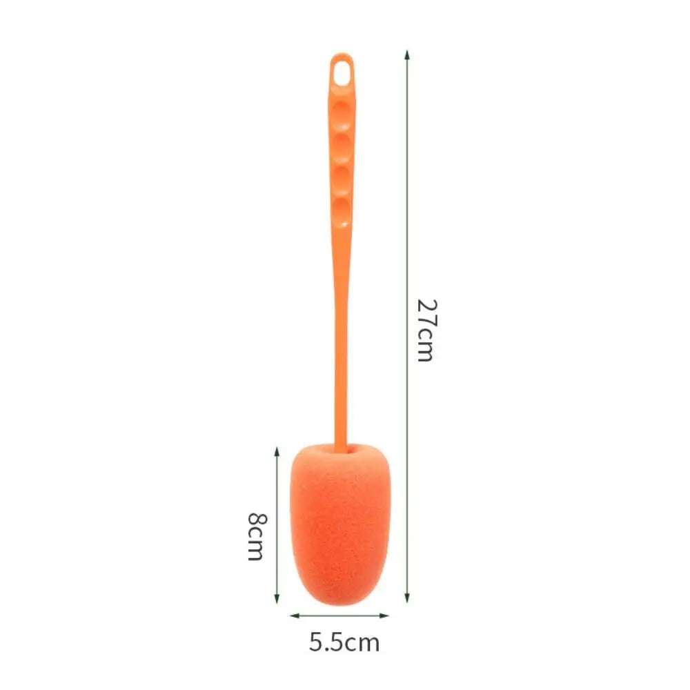 High Quality Long Handle Sponge Brushes Portable 360 Degree Cup Brush Household Multifunctional Bottle Brush