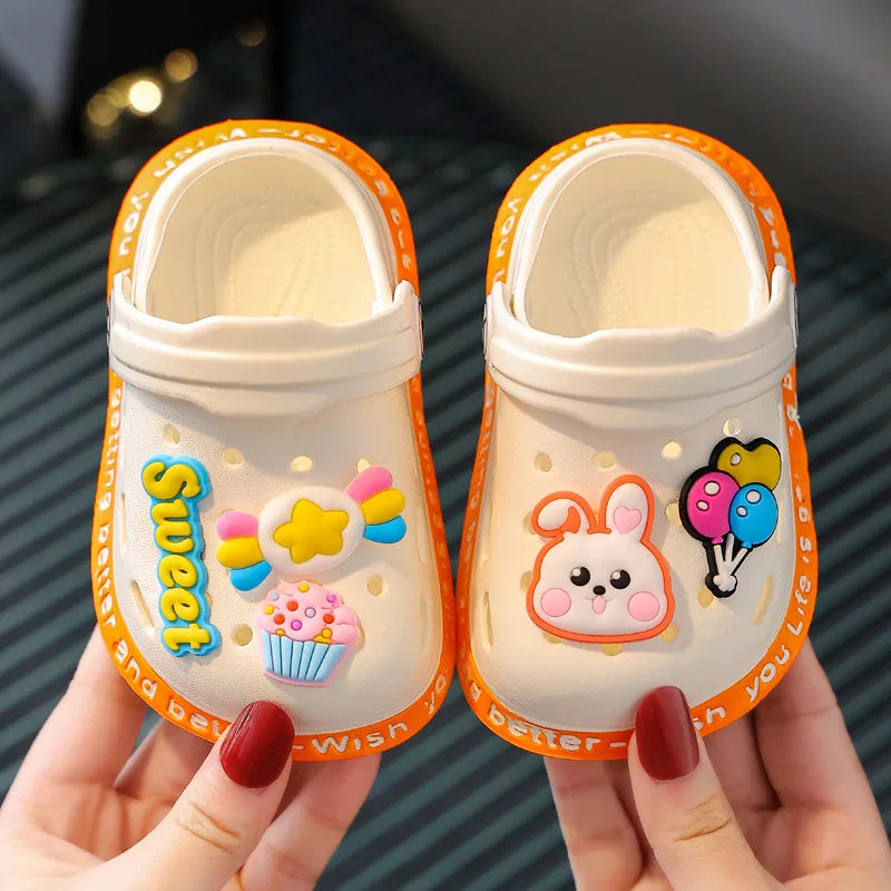 "CHAUSSURE" Sabots de jardin d'été pour garçons et filles, sandales de plage pour enfants