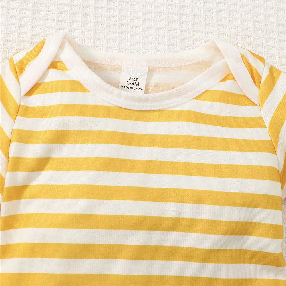 3 Colors Newborn Baby Boy Romper Short Sleeved Cute Lion Striped Jumpsuit Summer Casual Comfortable Bodysuits for 1-18 Months