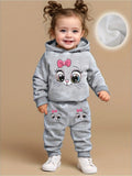 "VETEMENTS" Sweat-shirt à capuche à manches longues pour bébé fille, ensemble 2 pièces