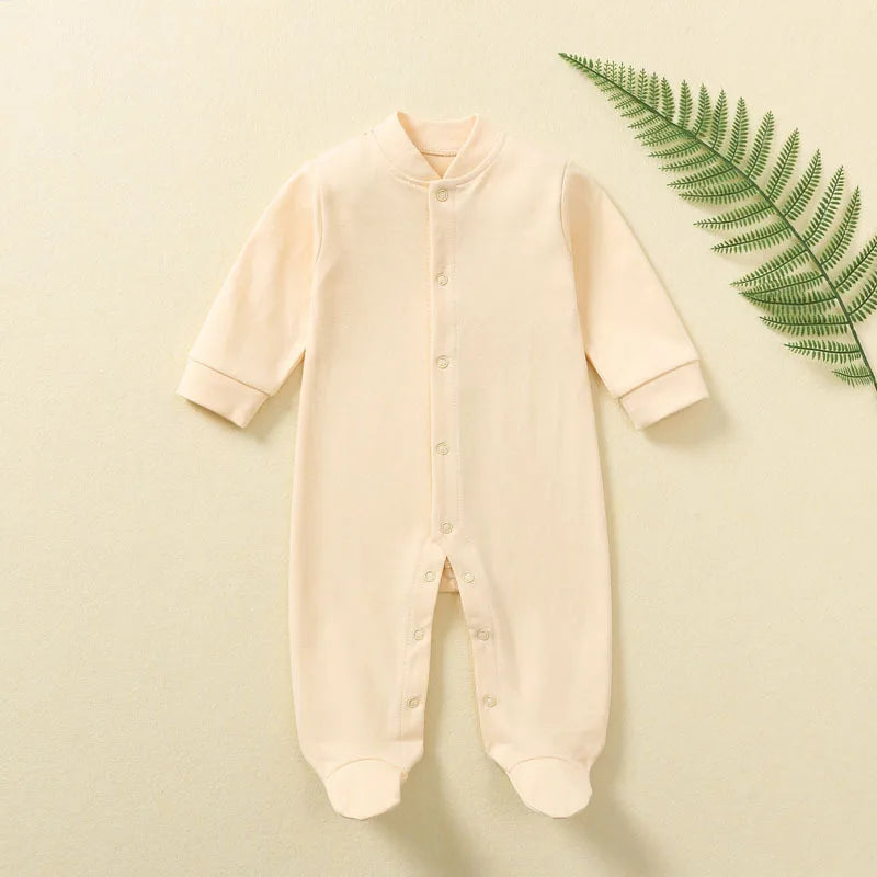"COMBINAISON" Body en coton nouveau-né bébé, combishorts une pièce doux et uni